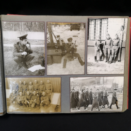 Фотоальбом дембельский с фотографиями и рисунками в память о службе. СССР
